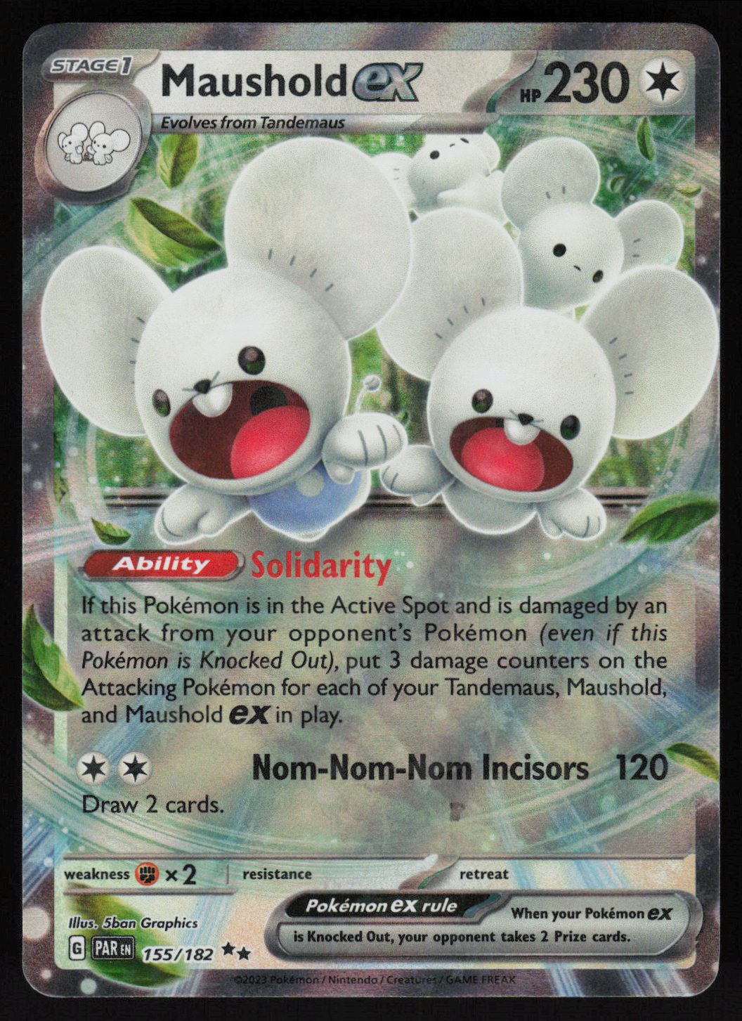 Maushold ex Double Rare SV04: Paradox Rift 155/182