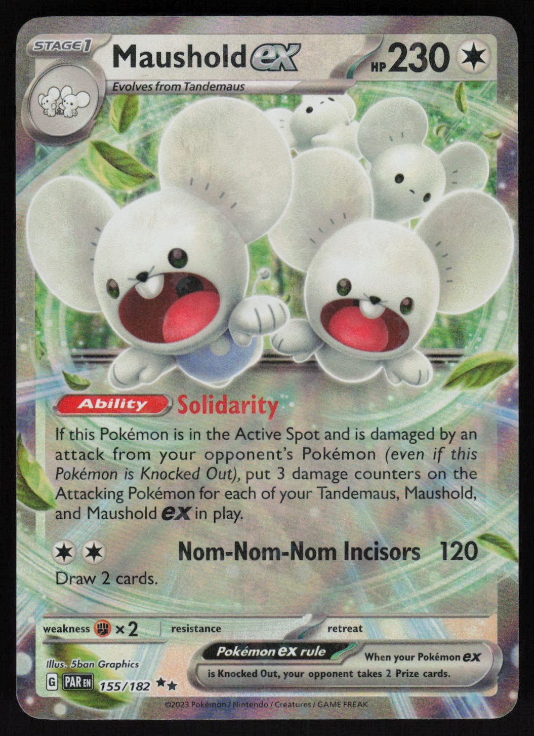 Maushold ex Double Rare SV04: Paradox Rift 155/182
