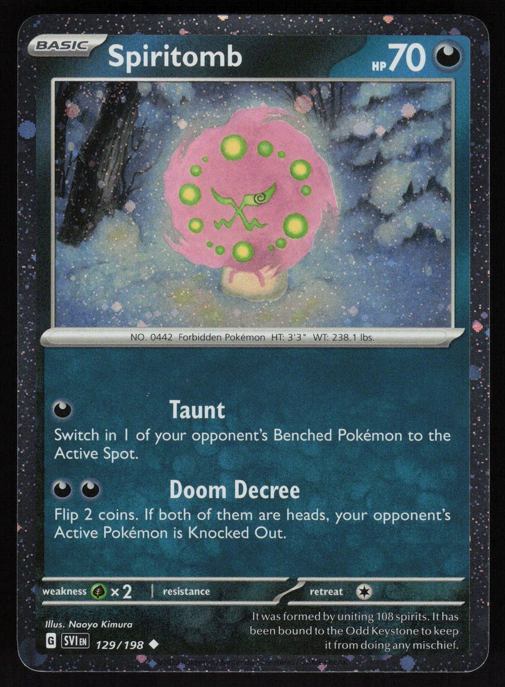 Spiritomb - 129/198 (Cosmos Holo)