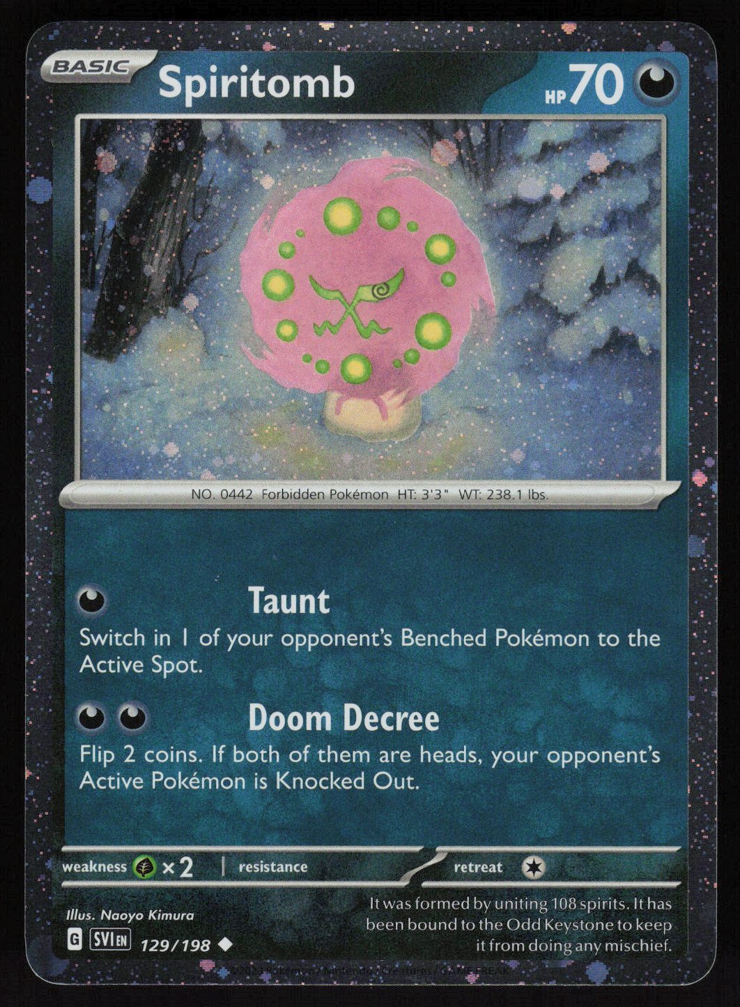 Spiritomb - 129/198 (Cosmos Holo)