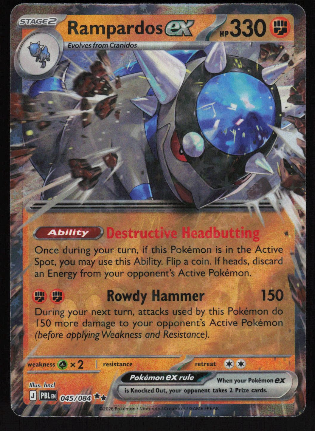 Rampardos ex - 045/084