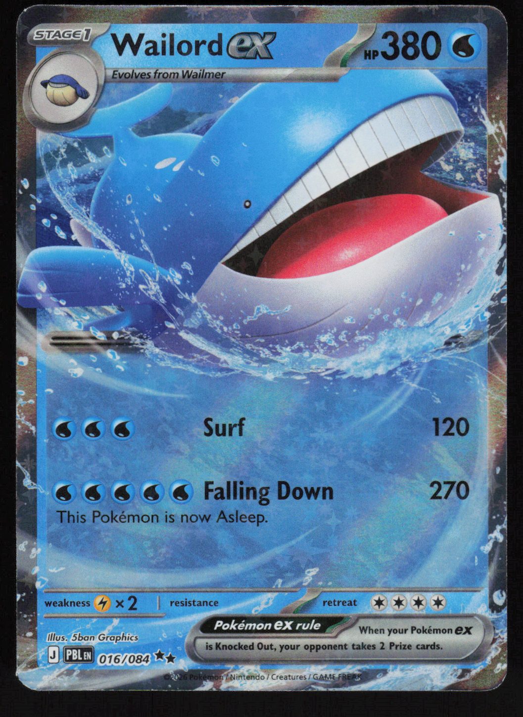 Wailord ex - 016/084