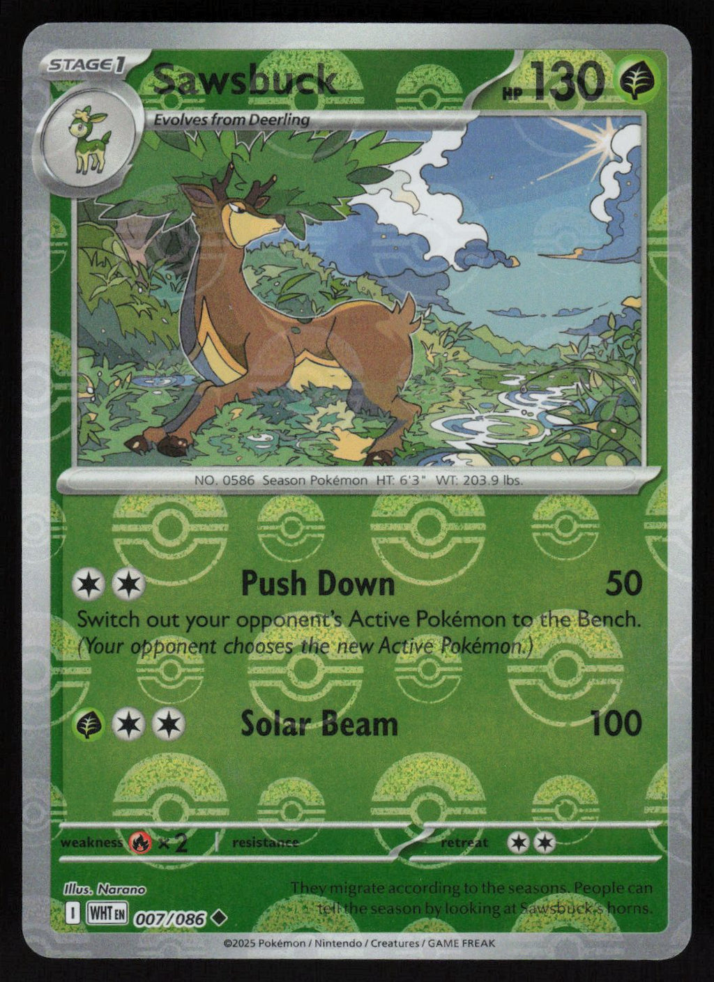 Sawsbuck (Poke Ball Pattern)