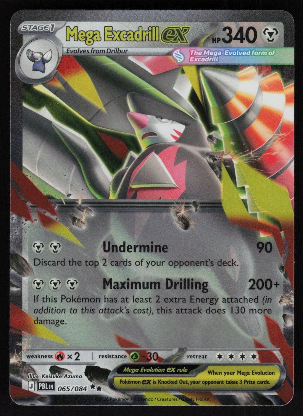 Mega Excadrill ex - 065/084