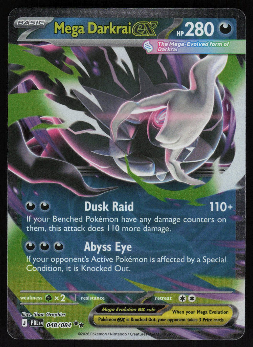 Mega Darkrai ex - 048/084