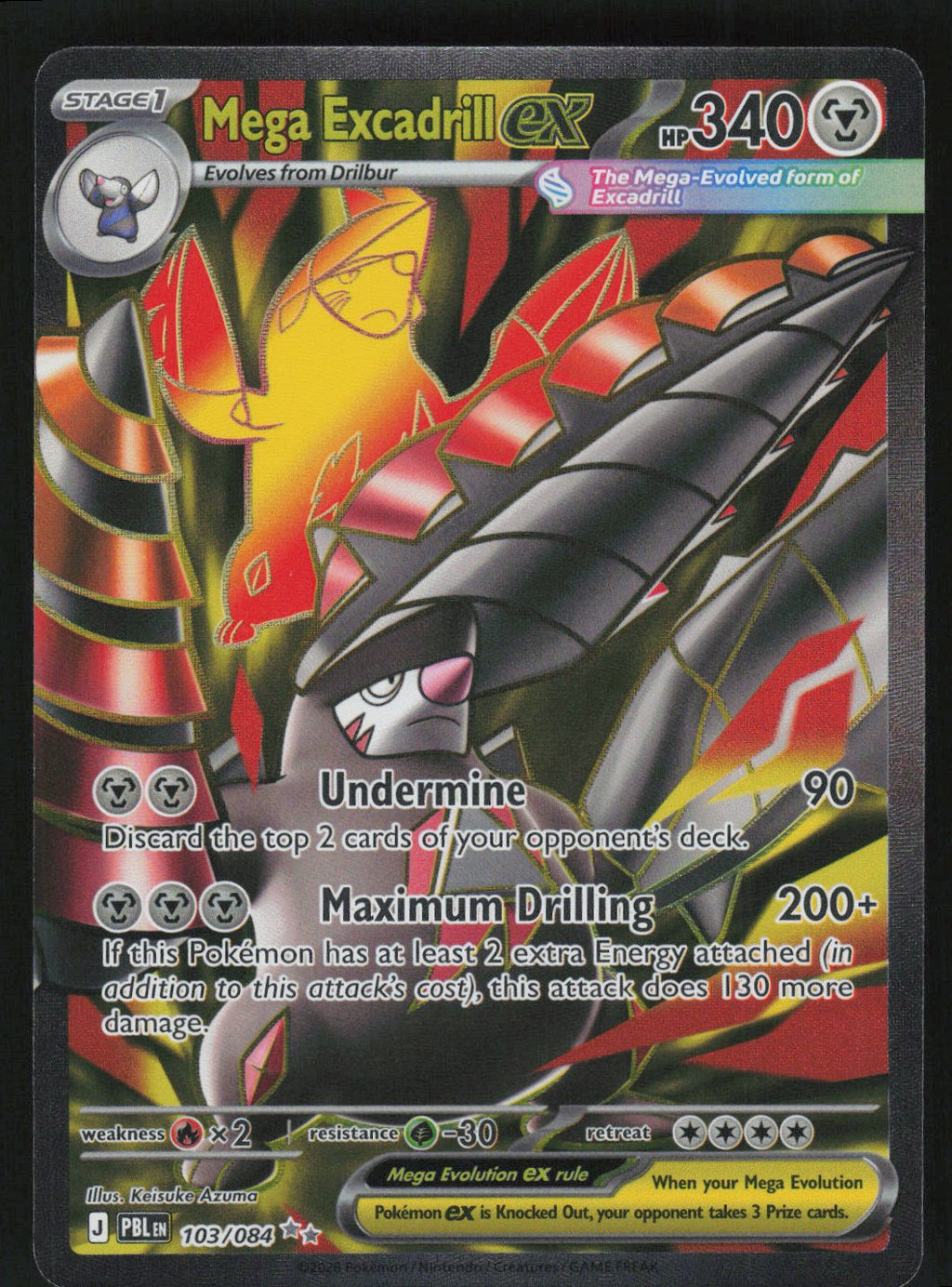 Mega Excadrill ex - 103/084