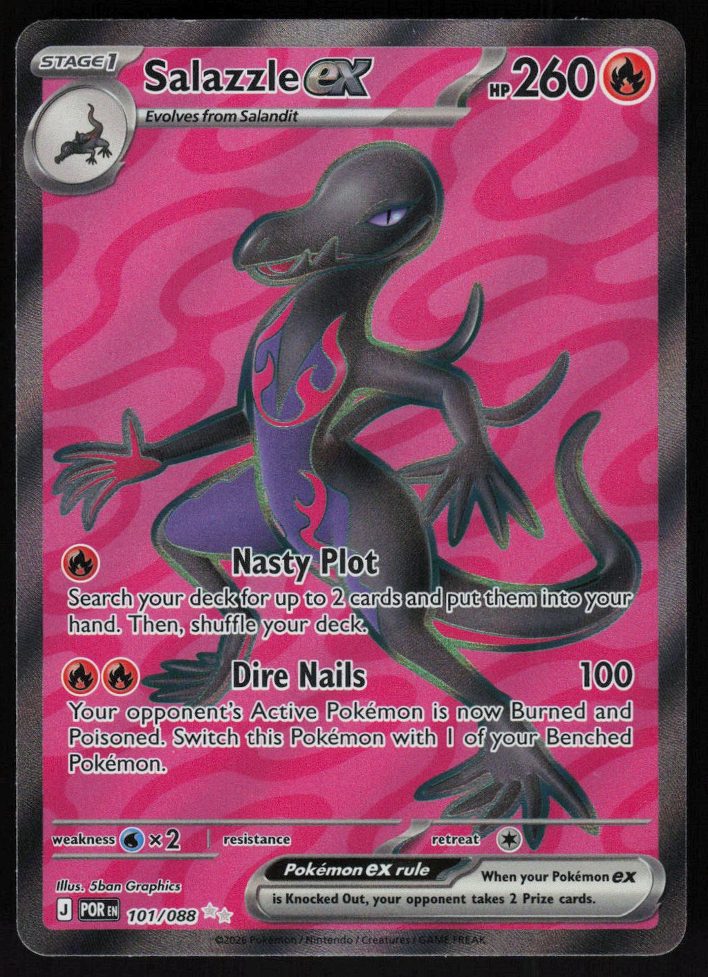 Salazzle ex - 101/088