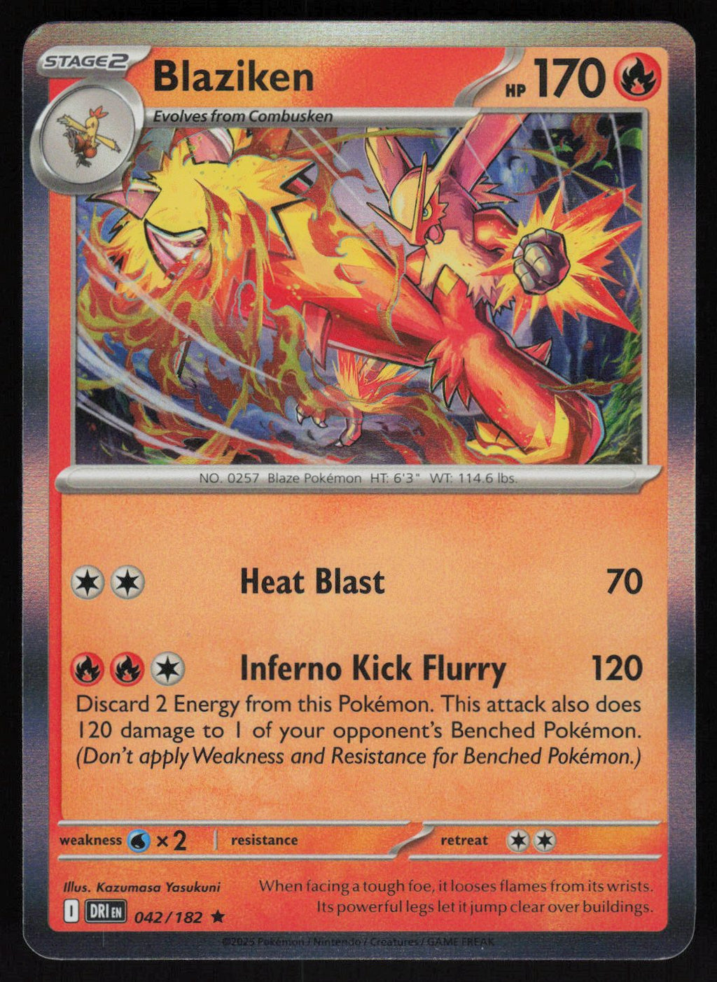 Blaziken - 042/182 Rare SV10: Destined Rivals 042/182