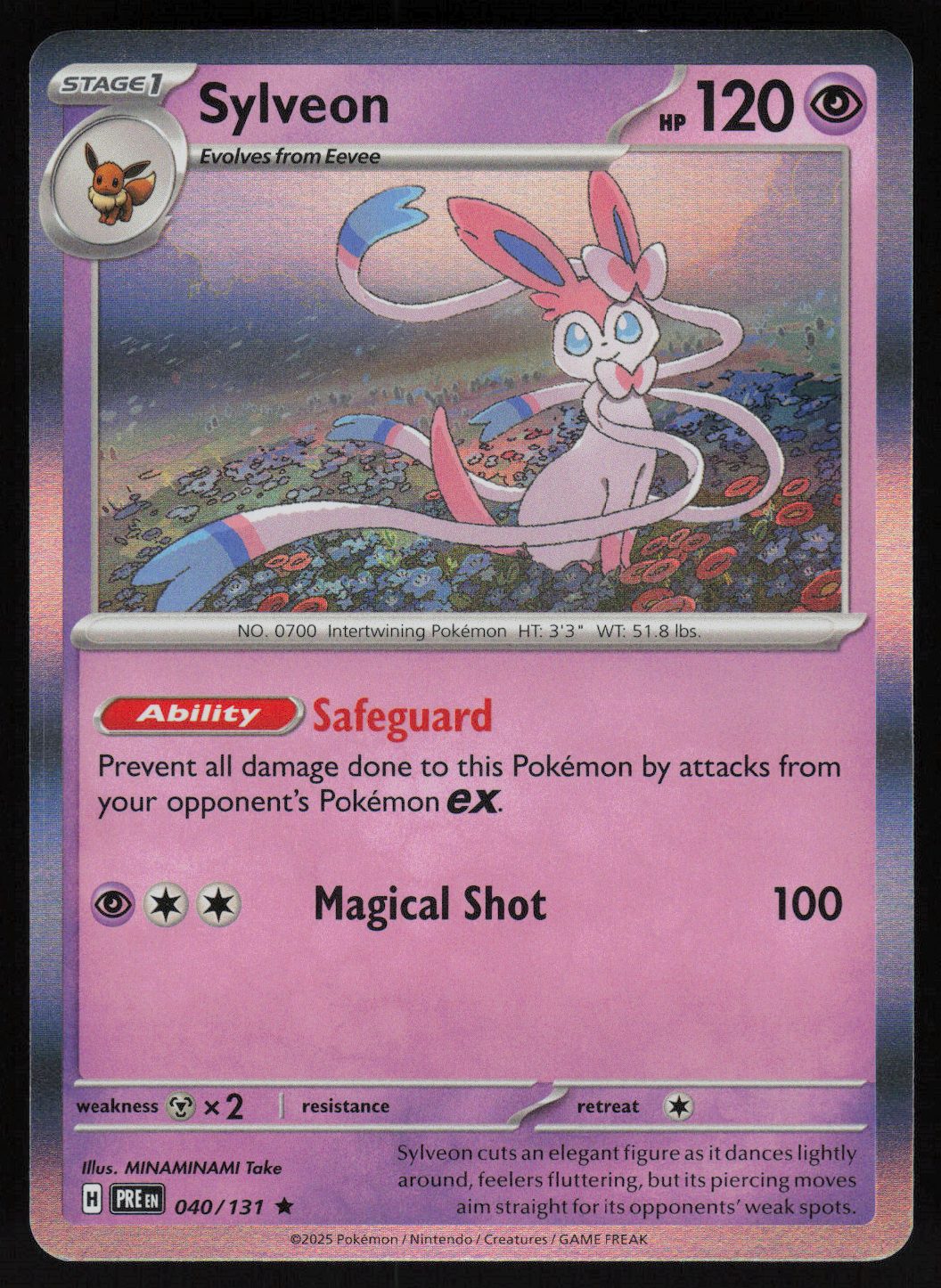 Sylveon Rare SV: Prismatic Evolutions 040/131