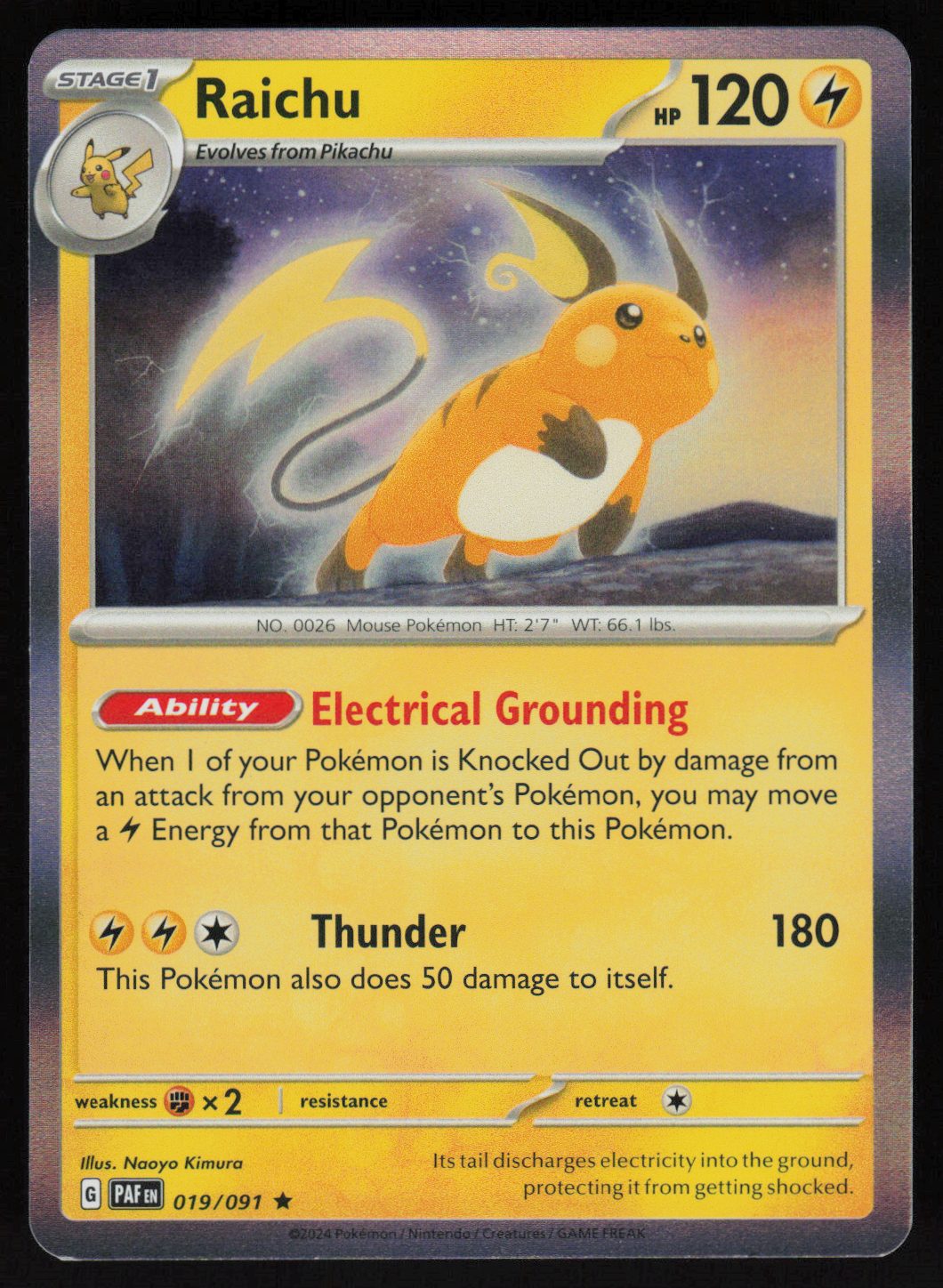 Raichu - 019/091