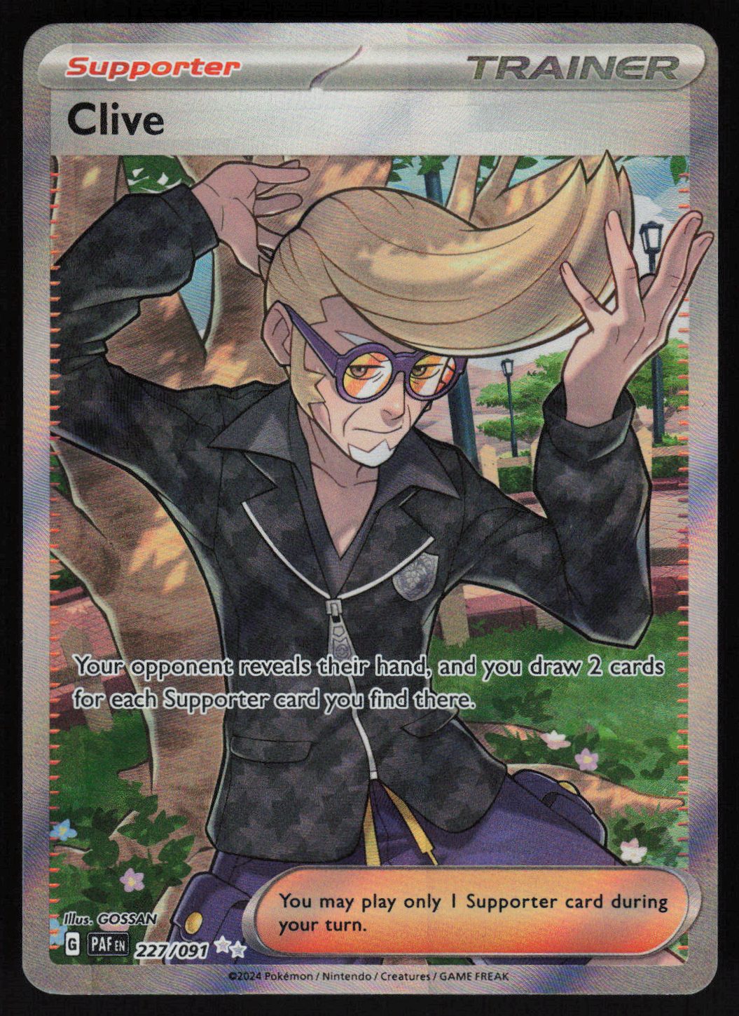 Clive - 227/091 Ultra Rare SV: Paldean Fates 227/091