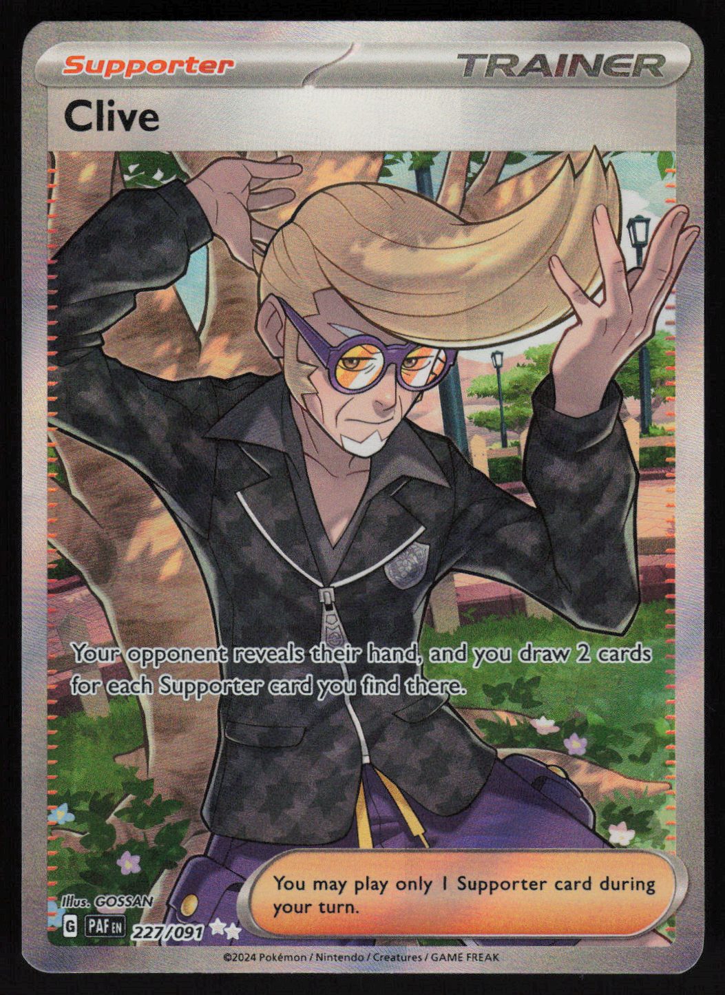 Clive - 227/091 Ultra Rare SV: Paldean Fates 227/091