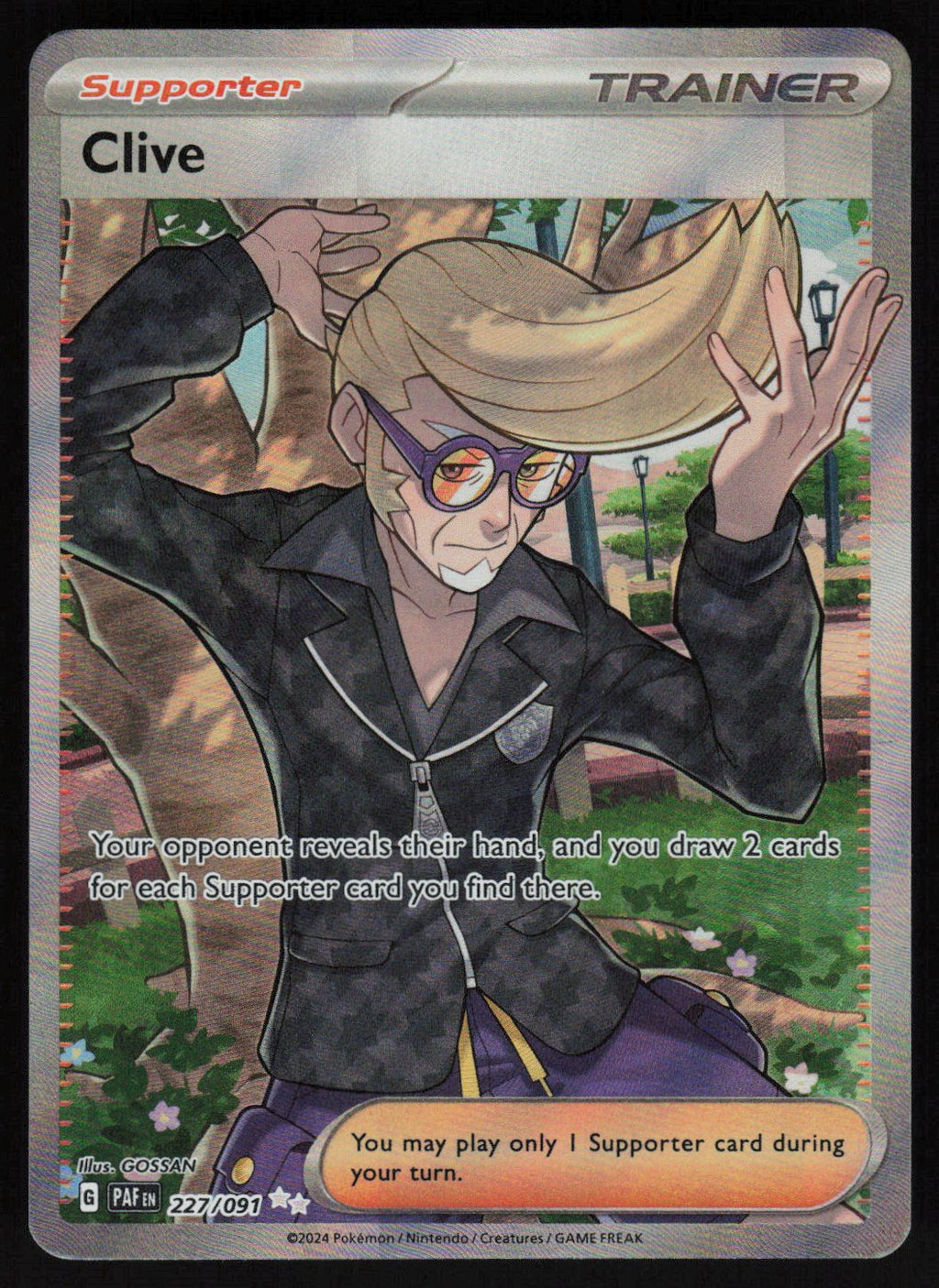 Clive - 227/091 Ultra Rare SV: Paldean Fates 227/091