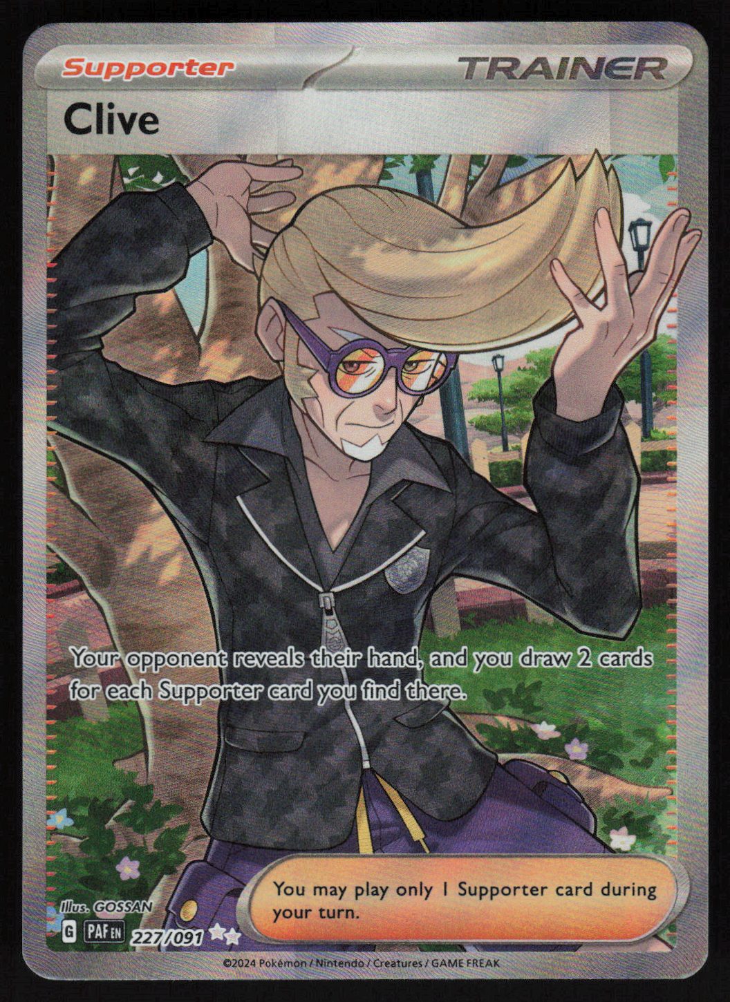 Clive - 227/091 Ultra Rare SV: Paldean Fates 227/091