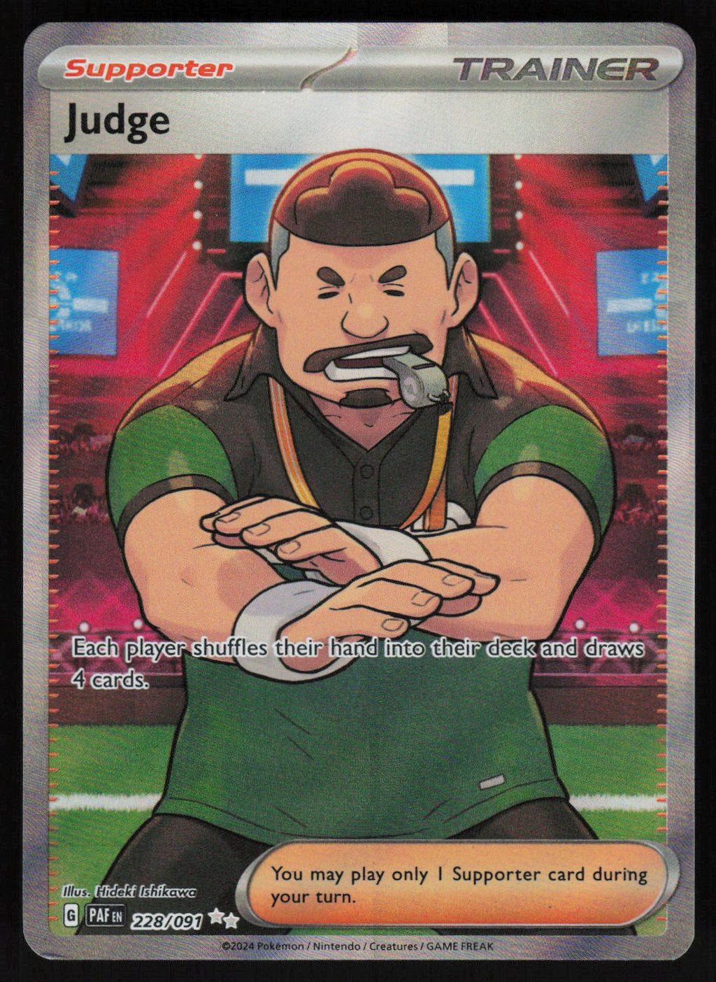 Judge Ultra Rare SV: Paldean Fates 228/091