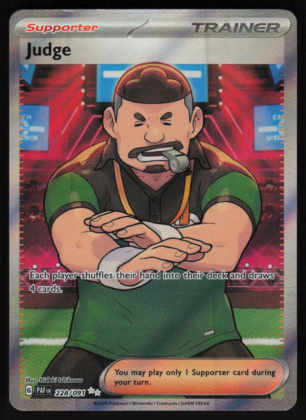 Judge Ultra Rare SV: Paldean Fates 228/091