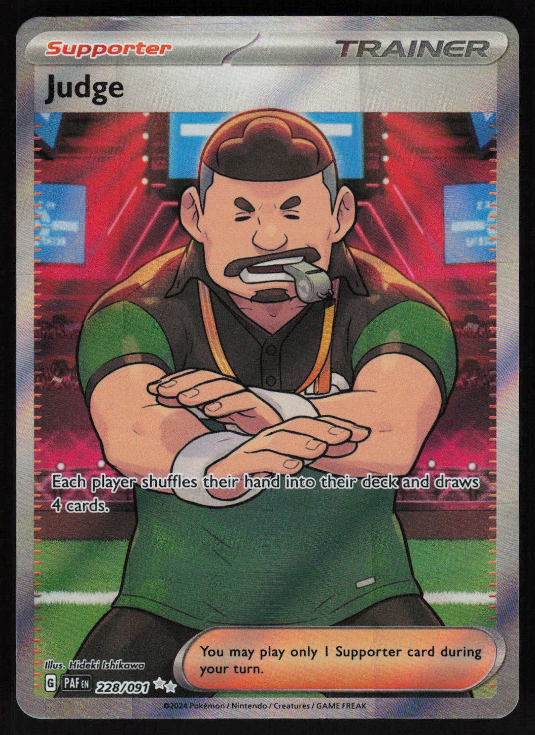 Judge Ultra Rare SV: Paldean Fates 228/091