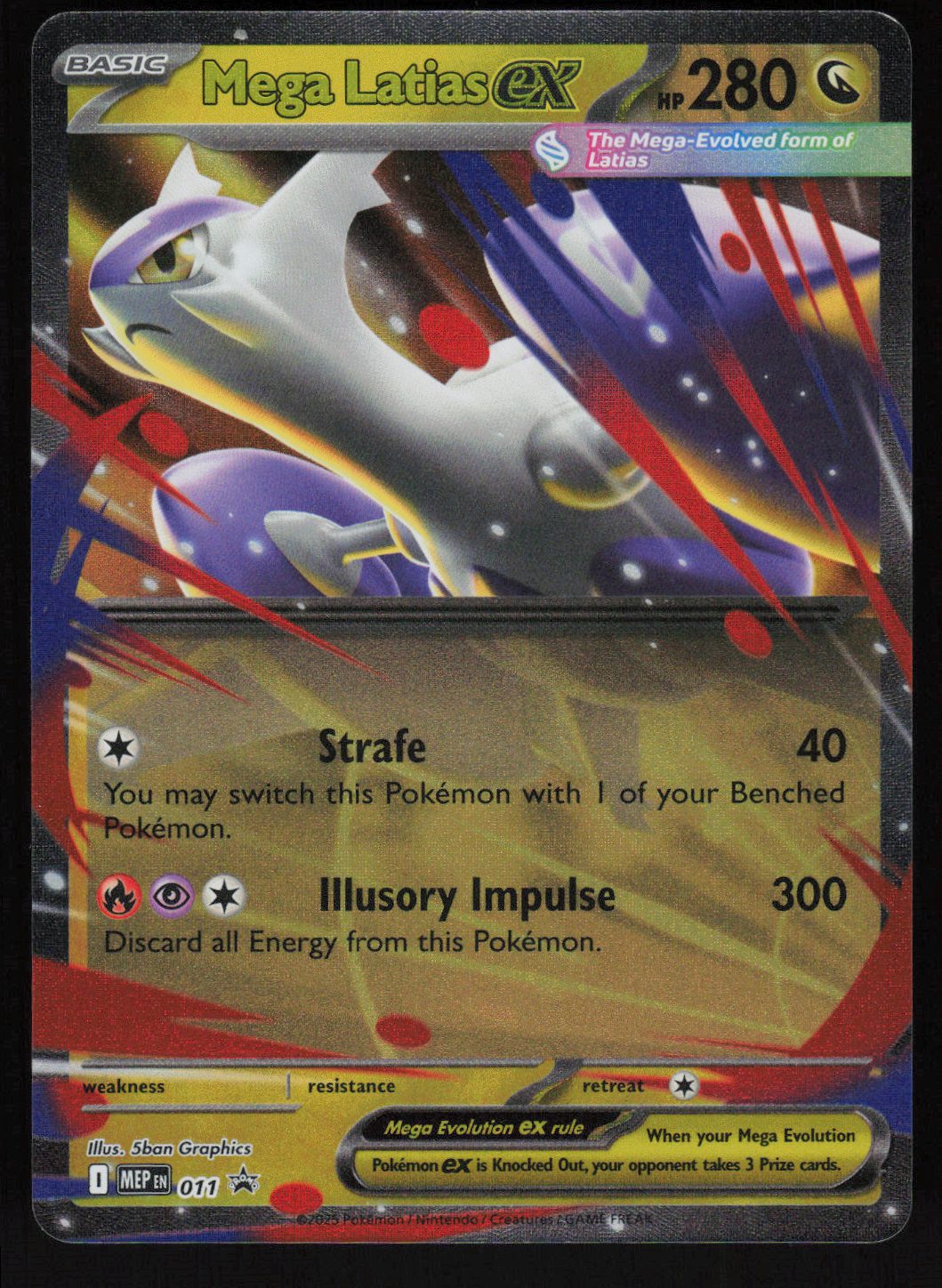Mega Latias ex - 011 Promo ME: Mega Evolution Promo 011