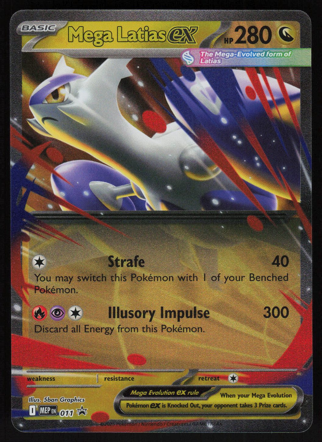 Mega Latias ex - 011 Promo ME: Mega Evolution Promo 011