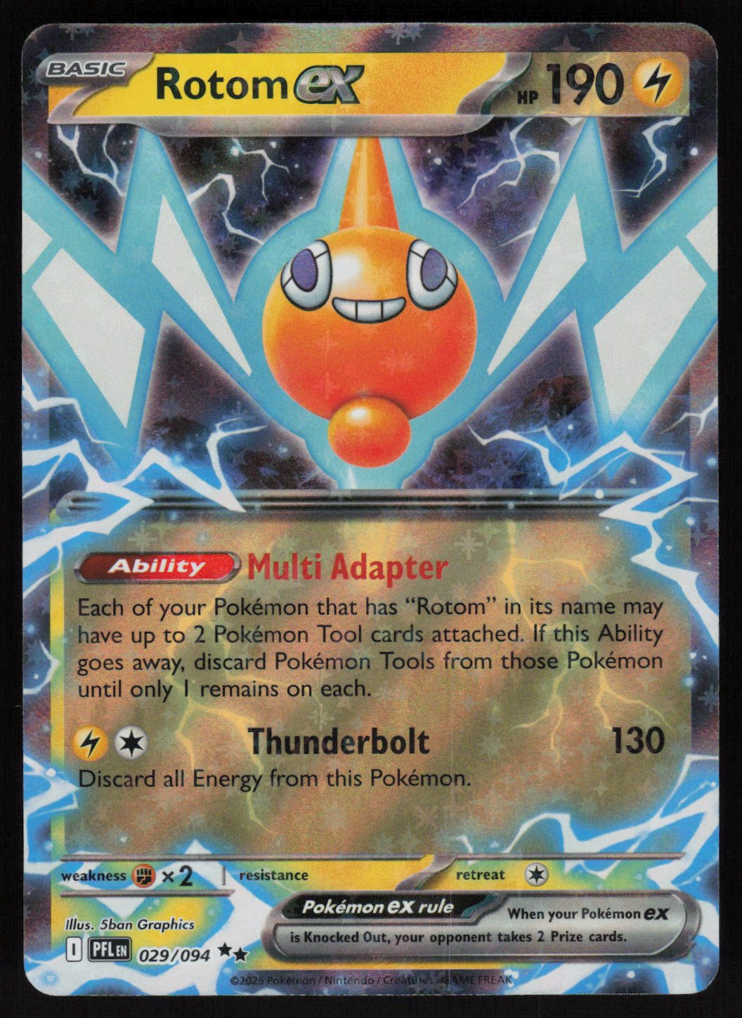 Rotom ex - 029/094 | Near Mint / English / Holofoil