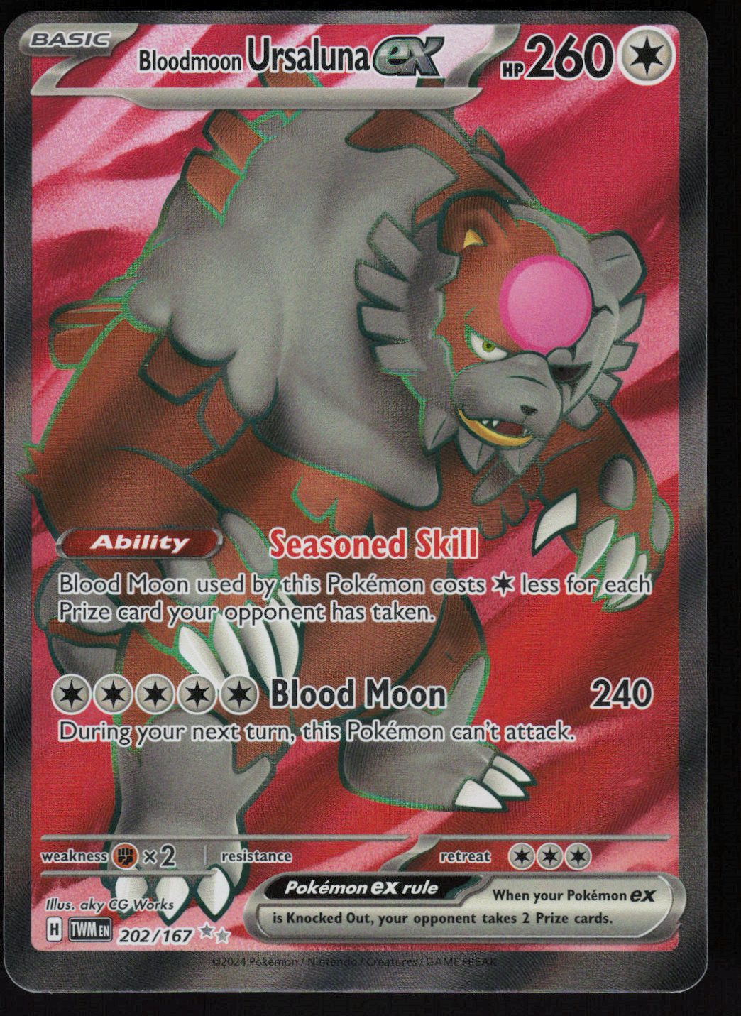 Bloodmoon Ursaluna ex - 202/167