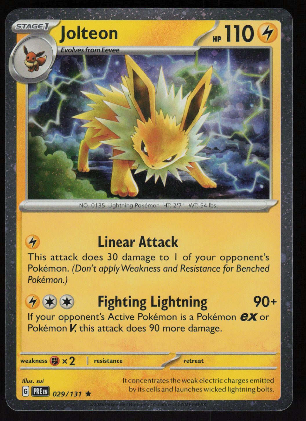 Jolteon - 029/131 (Cosmos Holo)