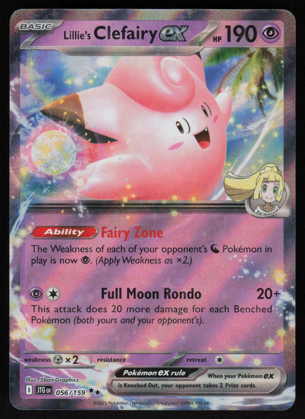Lillie's Clefairy ex - 056/159