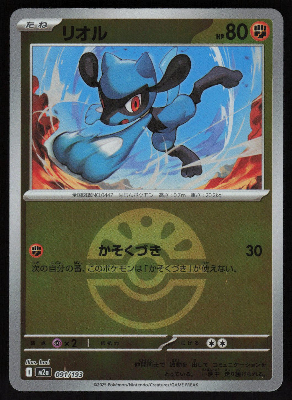 Riolu (Friend Ball Pattern)