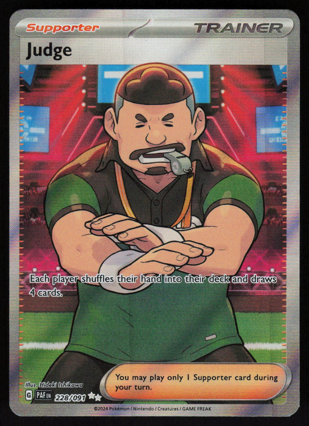 Judge Ultra Rare SV: Paldean Fates 228/091