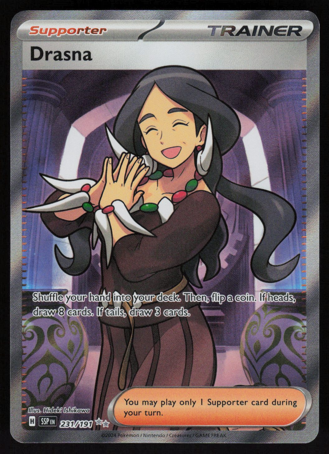 Drasna - 231/191 Ultra Rare SV08: Surging Sparks 231/191