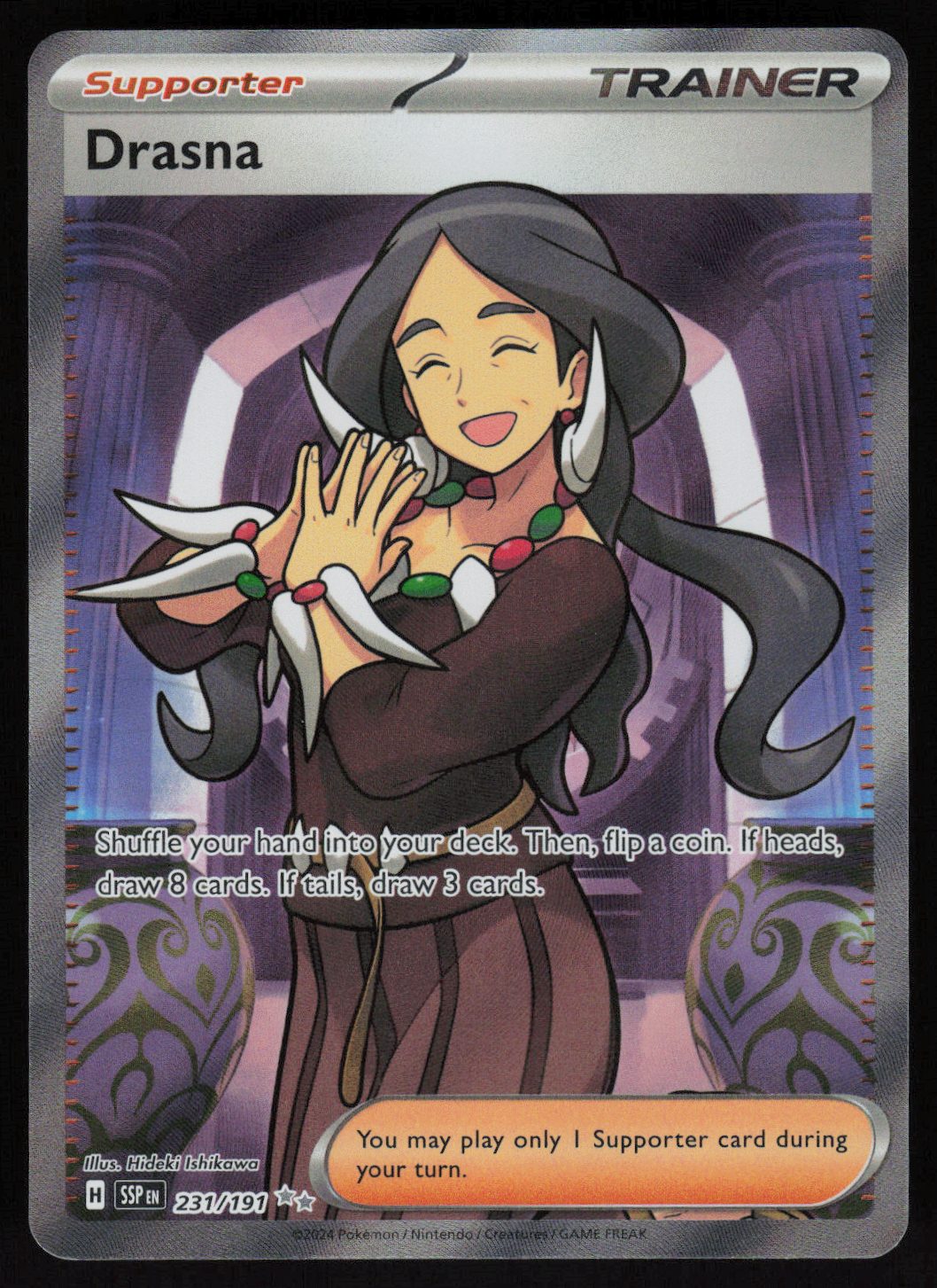 Drasna - 231/191 Ultra Rare SV08: Surging Sparks 231/191