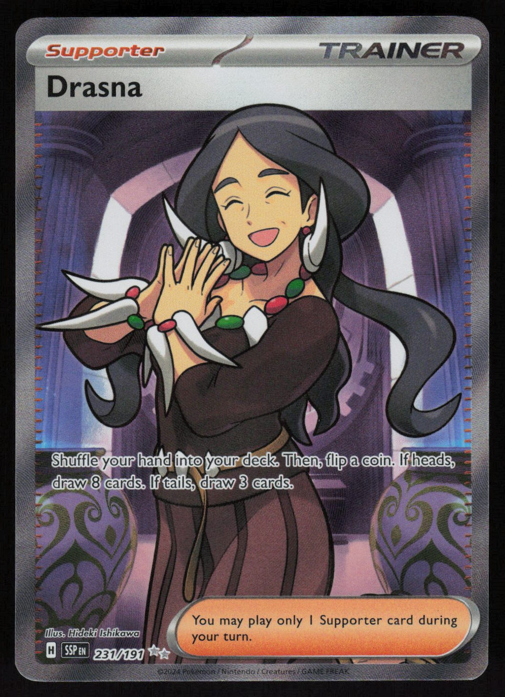 Drasna - 231/191 Ultra Rare SV08: Surging Sparks 231/191